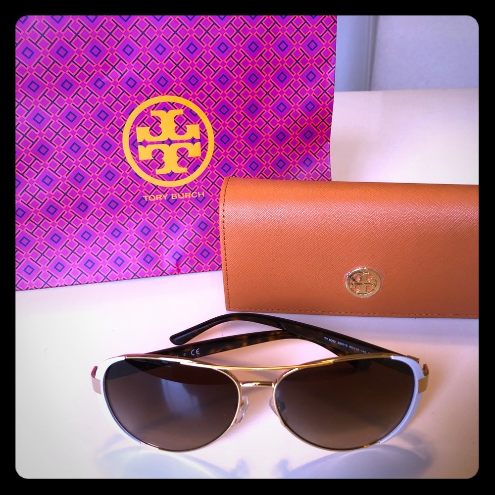 Tory Burch Metal Sunglasses